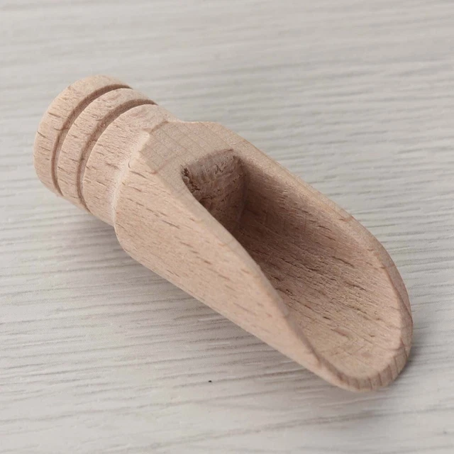 15 Pcs Sels De Bain Cuillère En Bois Scoop Récipient À Lait