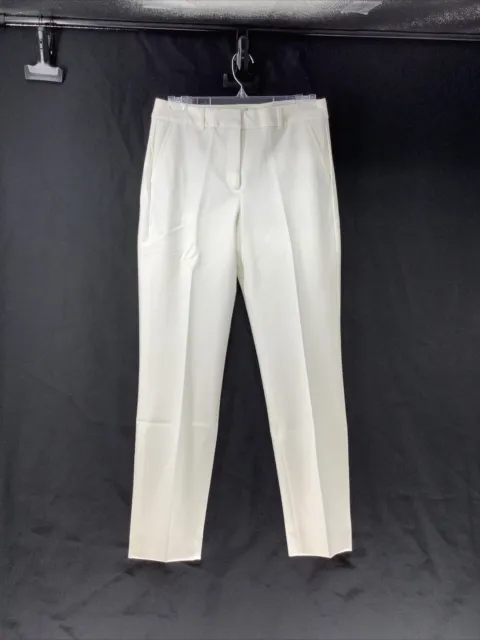 WHBM Womens Elle Slim Ankle Pants White Size 4