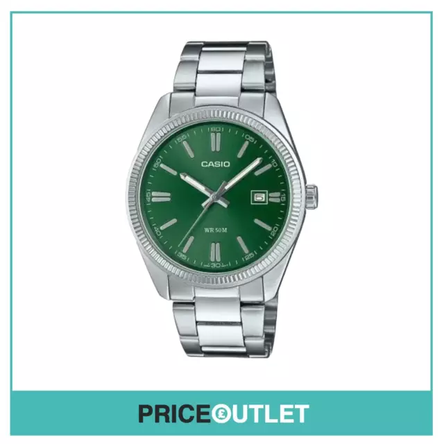 CASIO COLLECTION MTP-1302PD-3AVEF Gents Stainless Steel 50m In Hand ✓  £65.99 - PicClick UK