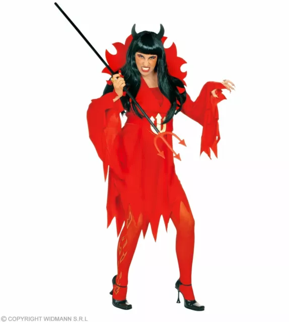 Kostüm Teufelin - Halloween rote Teufel Dame Halloween