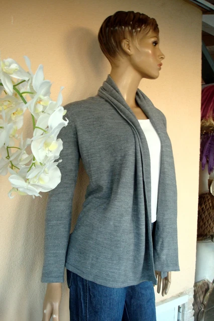 Lot De 2 Gilets Décontractés Asymétriques - Matière Type T-shirt Gris Et Bleu - Taille 38/40 - Neuf Sans étiquette