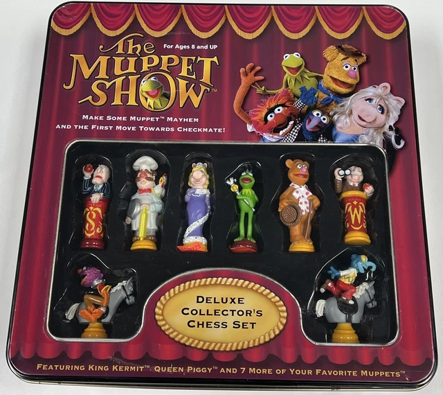 Muppet Chess THE MUPPET SHOW Vintage Deluxe Collector's Chess Set Complete Pre-owned ...