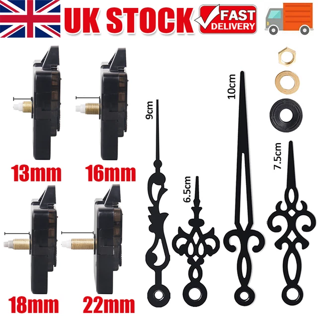 SILENT QUARTZ CLOCK Movement Long Short Shaft Clock Mechanism DIY