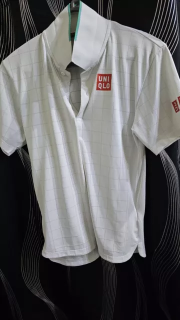 Uniqlo Tennis Shirt (Size X Small XS) Federer Wimbledon 2021 Polo