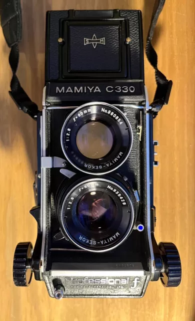 MAMIYA C330 PROFESSIONAL F SEKOR 80mm f/2.8 - Good Clean Condition* Film Tested*
