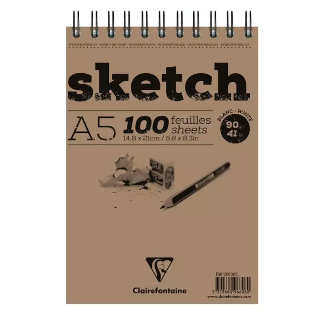 [Ref:96606C] CLAIREFONTAINE [Ref:96606C] CLAIREFONTAINE Bloc Sketch croquis RI