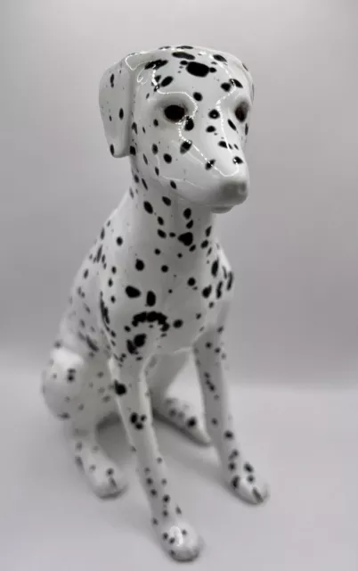 Vintage Ceramic Dalmatian Dog 7" Figurine Hobby Ceramics Class Figure