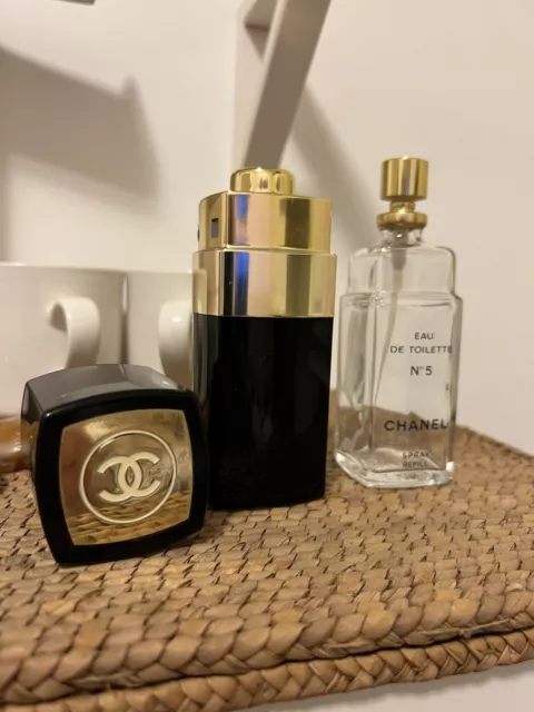 Vintage Chanel No5 Refill Perfume Atomiser Case + EDT 100ml EMPTY Spray Bottle