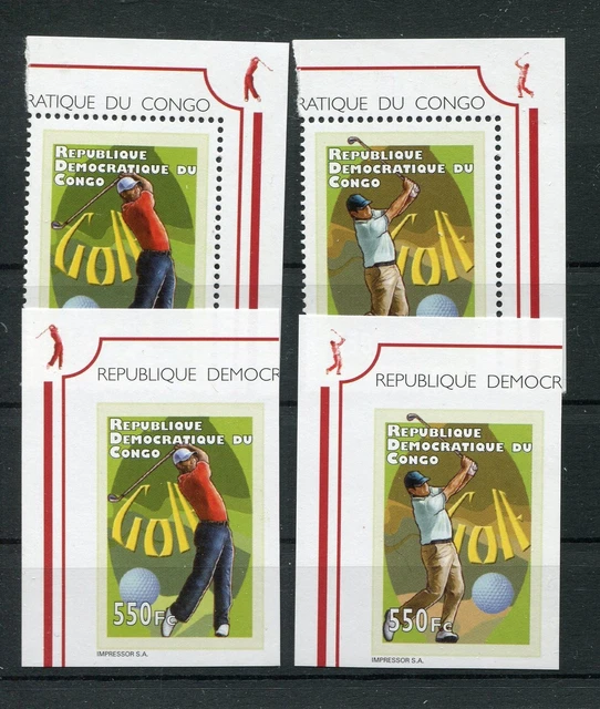 Kongo ( Kinshasa ) 2122/23 A + B postfrisch / Golf .......................1/1904