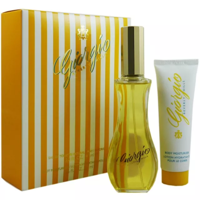 Giorgio Beverly Hills Yellow Set 90 ml Eau de Toilette EDT & 50 ml Bodylotion