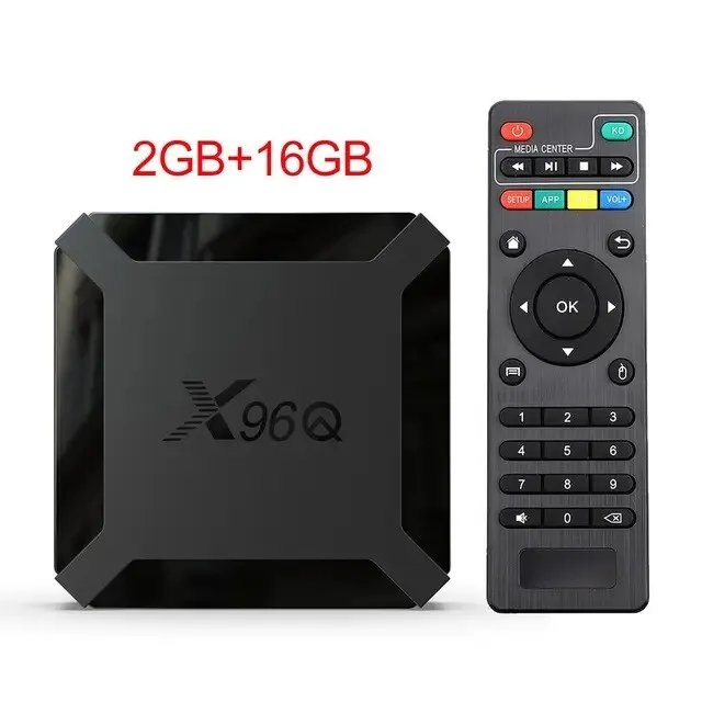 X96Q Android 10.0 Smart TV BOX 2 GB 16 GB Quad Core HD 4K Wifi Reproductor multimedia nuevo