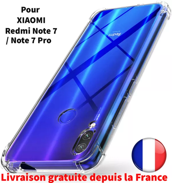 Coque Protection Pour Xiaomi Redmi Note 7 Housse Etui Silicone Antichoc Bumper
