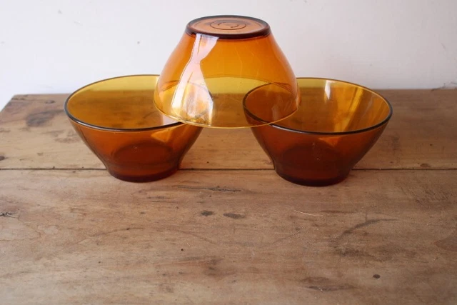 6 RAMEQUINS DURALEX Verre Ambré Vintage (vereco) EUR 7,50 - FR