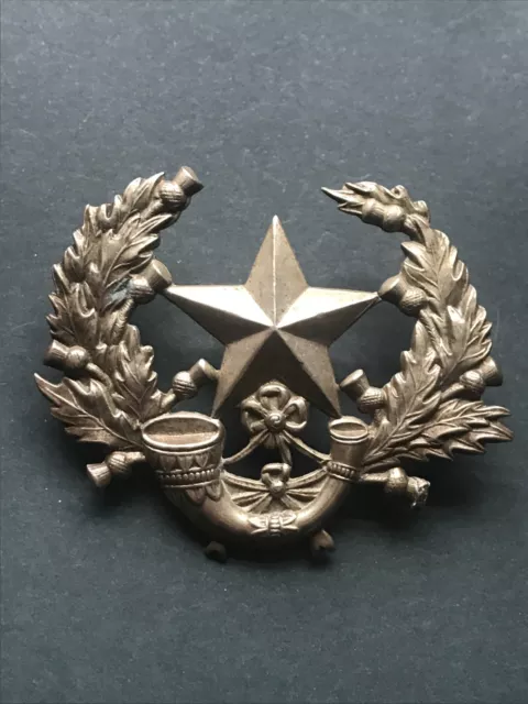 Cameronians Scottish Rifles Original British Army Cap Badge