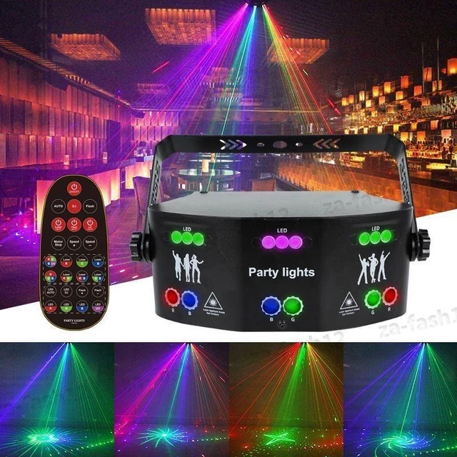 15-EYE LED LASER Projector Stage Light RGB DMX Party KTV Club DJ Disco ...