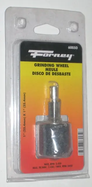 Forney 60050 Cylindrical Mounted Point Grinding 1 x 1 x 1/4" Shank 3450 RPM