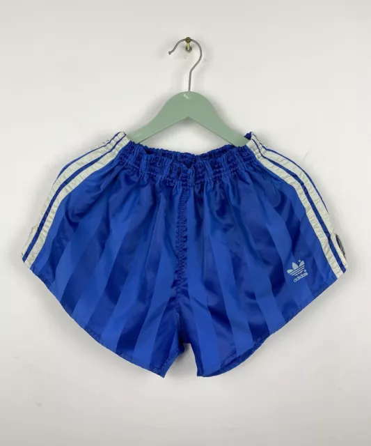 Adidas Vintage Shorts  Made in West Germany Football Running Size L Blue Men