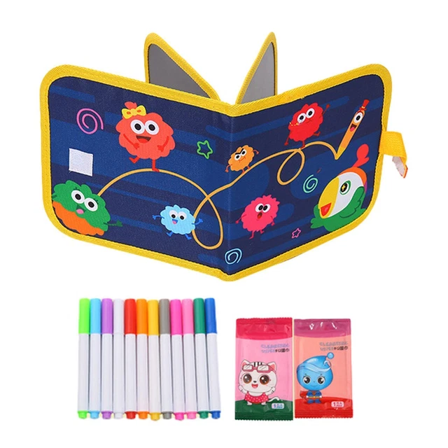 Kids Erasable Book Doodle Set Christmas Gift Activity Painting Book Reusable