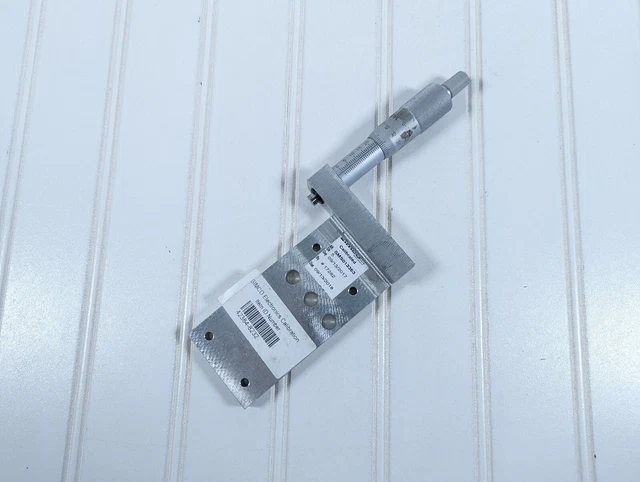 Mitutoyo 150-192 Micrometer Head 0-25mm With Aluminum Block Mount Made In Japan