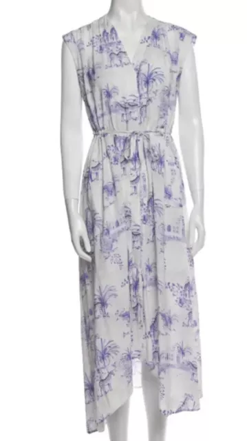 All Saints TATE TAJPUR SILK Dress In Gorgeous Print. Size 10 UK