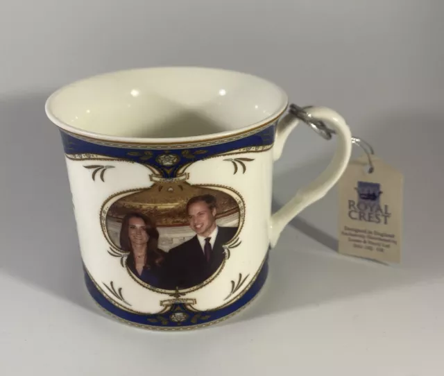 Royal Crest Royal wedding Prince William Catherine Mug Cup Royalty Royal family