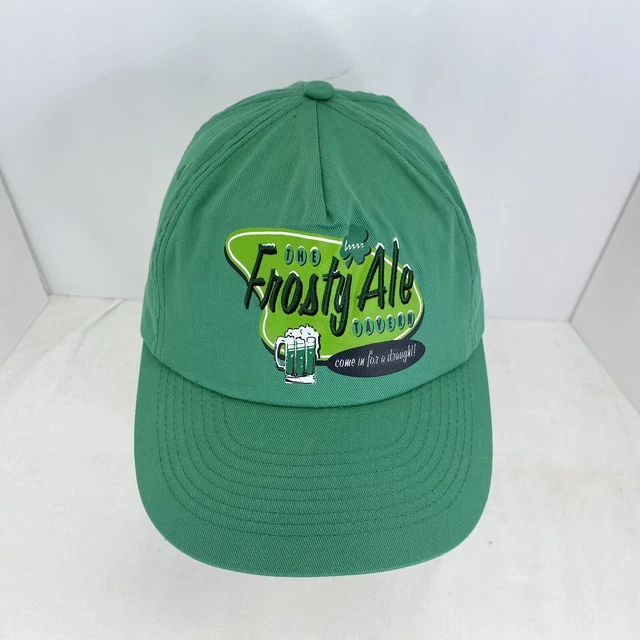 The Frosty Ale Tavern Green SnapBack Hat Vintage 100% Cotton New No Tag
