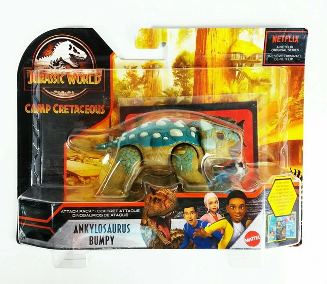 JURASSIC WORLD ATTACK Pack Ankylosaurus Bumpy Dinosaur Figure Camp ...
