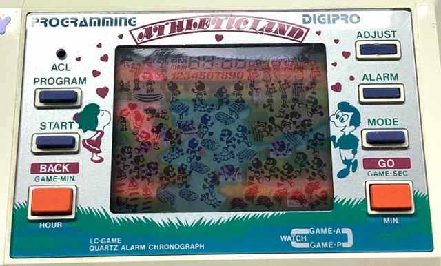 VINTAGE RARE 1983 TOMY DIGIPRO - ATHLETIC LAND - LCD Game (Very