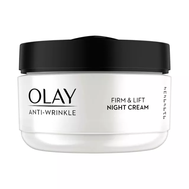 OLAY Anti-Wrinkle Firm and Lift Anti Ageing Moisturiser Night Cream - 50 ml