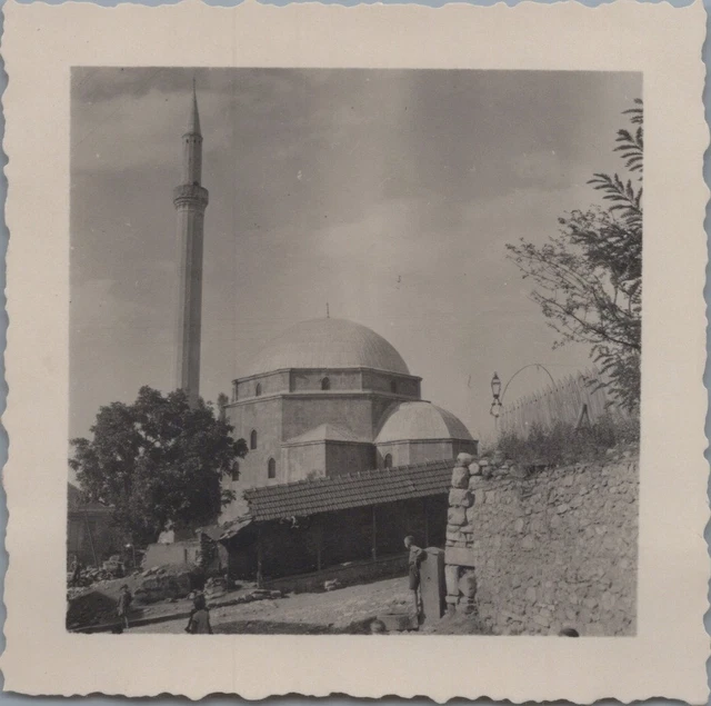 Tirage Argentique Vintage Années 1930 - Mosquée De Banja Luka, Bosnie - Photo Ancienne