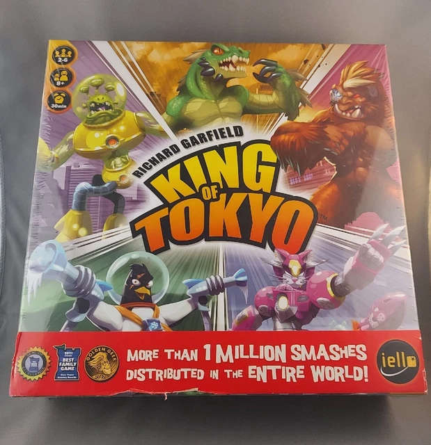 New King Of Tokyo 2016-21 Board Game IELLO Richard Garfield 10th Anniversary 8+ New King Of Tokyo 2016-21 Board Game IELLO Richard Garfield 10th Anniversary 8+