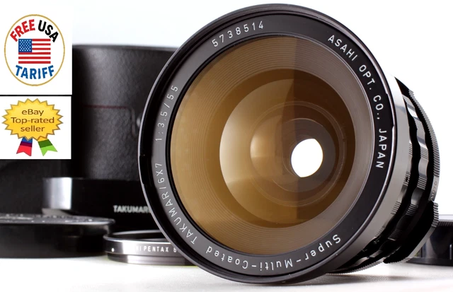PENTAX SMC TAKUMAR 6X7 55MM F3.5 Lens for Classic Photography