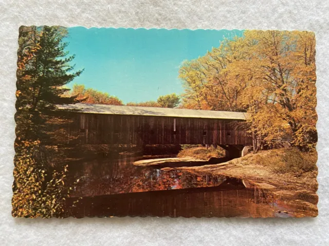 Whittier Bridge, West Ossipee, New Hampshire Vintage Postcard