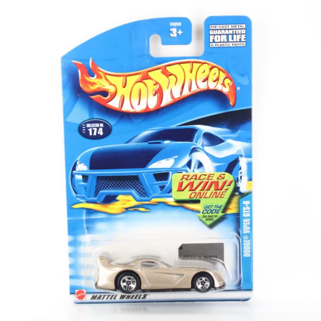 Hot Wheels 2002 - BLUE CARD COLLECTOR - DODGE VIPER GTS-R