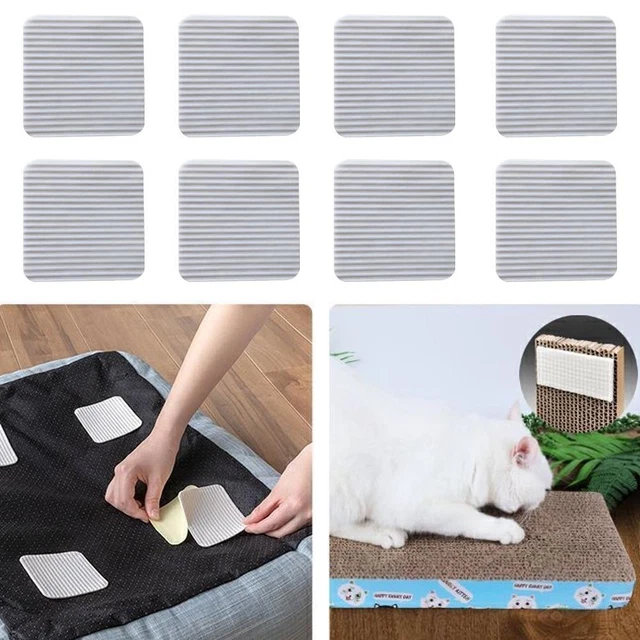 8Pcs Anti Slip Soft Mat Rug Carpet Anti Curling Grippers B6 Stickers Tape W8E9