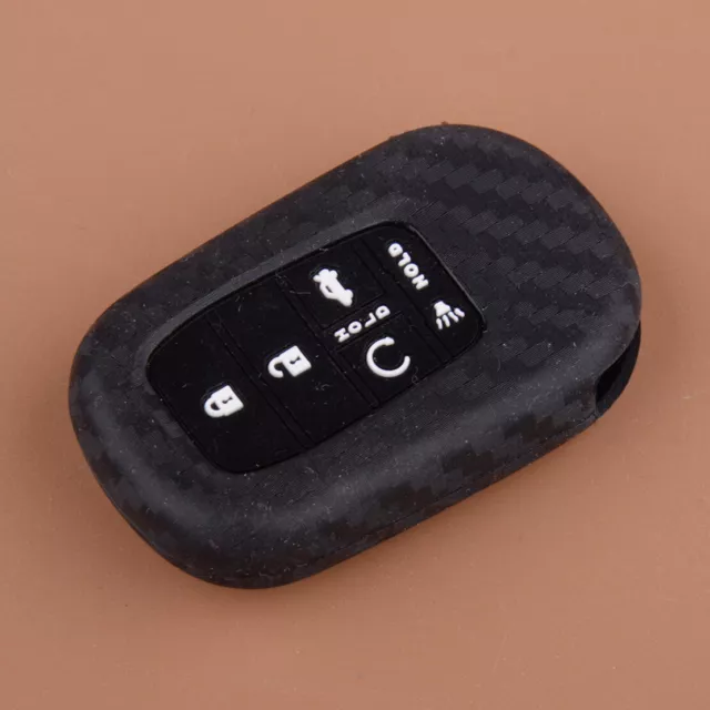 5-Button Key Fob Case Cover Keychain Fit for Honda Accord CR-V Civic Pilot BR-V