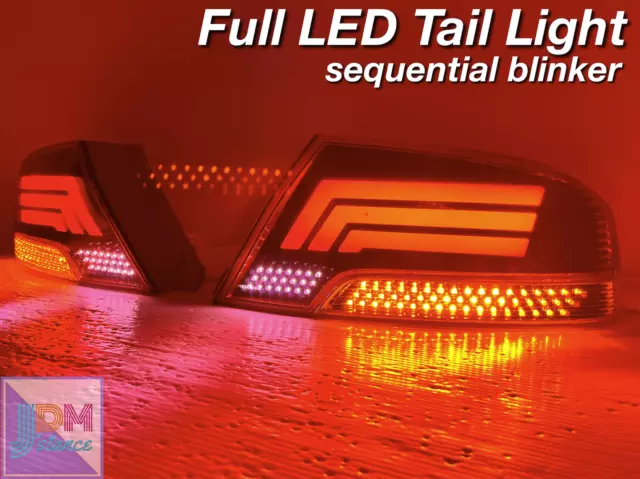 JDM Mitsubishi Lancer Evolution 7 8 9 CT9A Full LED tail light Sequential OEM V1