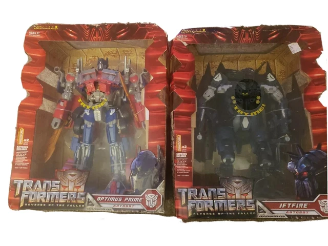 TRANSFORMERS ROTF OPTIMUS PRIME/JETFIRE Combiner Leader Class figures ...