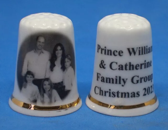 Birchcroft Thimble -- Prince William , Kate & Family Christmas 2023 - with  Box