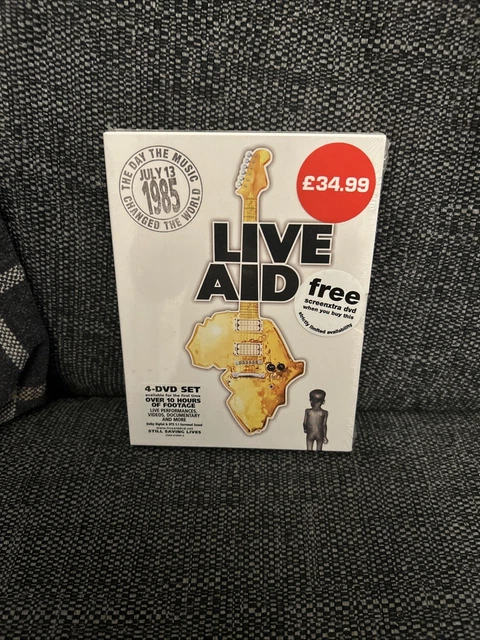 4DVD BOX・LIVE AID ／JULY 13 ／1985！ Amazon.com: Live Aid (4 Disc Set) : Bob Geldof, Bryan Adams