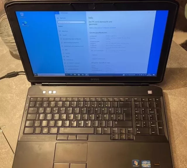 Dell Latitude E5530 i5 3340M, 2,7GHz, 8GB, 500GB HDD, 15,6", Windows 10 Pro x64