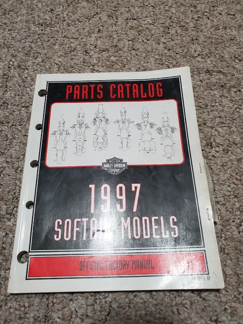 Harley-Davidson 1997 Softail Parts Catalog 99455-97 All models.