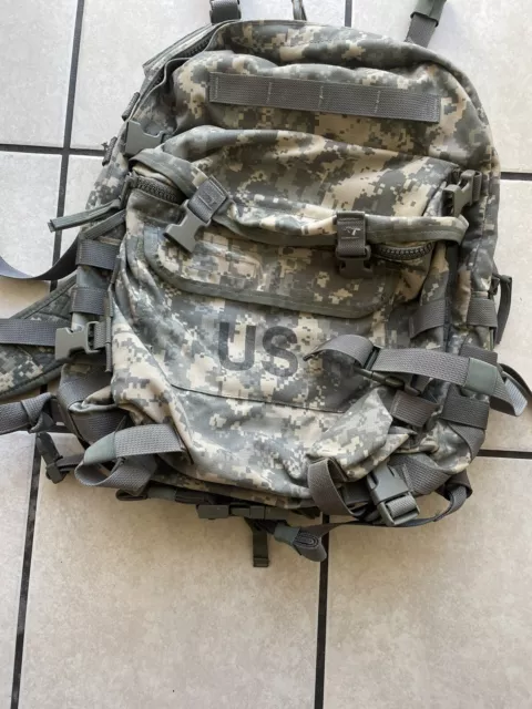 ASSAULT PACK BACKPACK WITH Stiffener US ARMY USGI ACU Molle II $30.00 ...