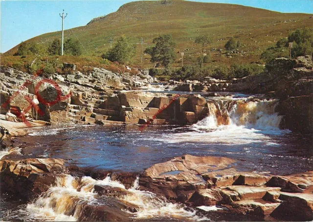 Picture Postcard::The Falls At Silver Bridge, Strath Garve, Ross-Shire