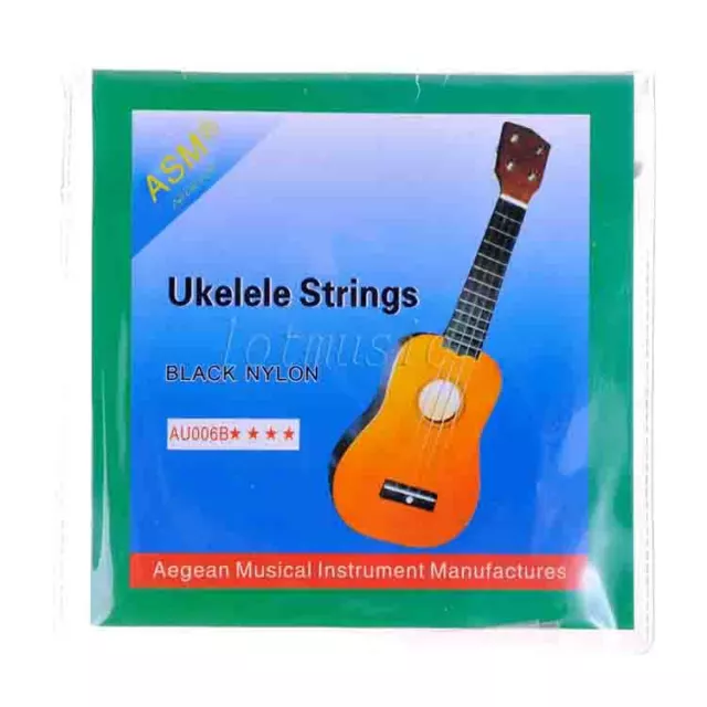 20 Sets Black Nylon Strings for Ukulele Ukelele Guitar Parts 2