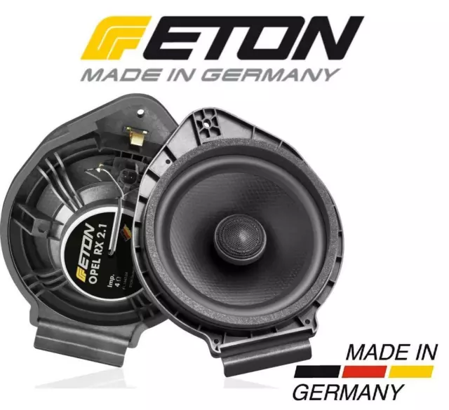 Eton UG OPEL-RX21 Bouchon & Jouer 16,5 CM Queue Coaxial Haut-Parleur Opel Zafira