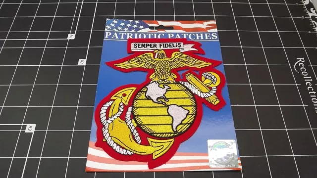 Marine Corps Usmc Patch Large Logo Semper Fi 5.5" New Globe Eagle Anchor "Ega"