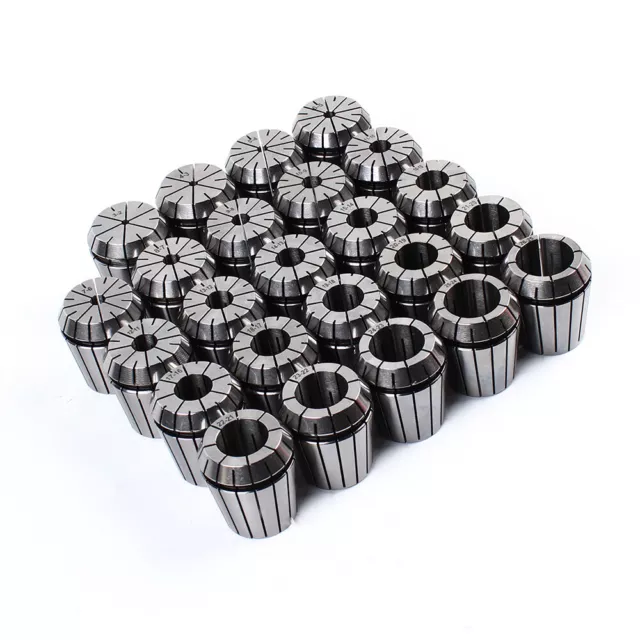 High Precision ER40 Collet Set 24PCs Spring Collets Chuck 3-26mm for CNC Milling