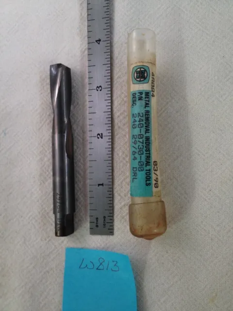1 New Metal Removal 29/64" (.453") Solid Carbide Drill. 240-0730-00. (W813)