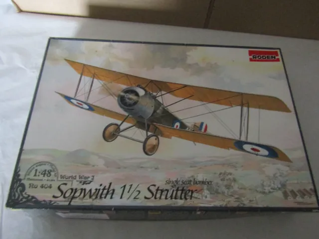 1:48 RODEN SOPWITH 1 1/2 STRUTTER WW1   RO 404  Complete Kit   Parts Sealed